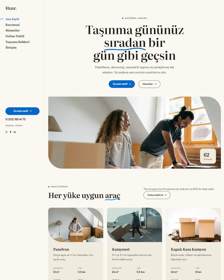Tema 01 – Doğal & Organik tasarım önizlemesi