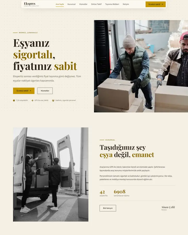 Tema 14 – Klasik Kurumsal tasarım önizlemesi