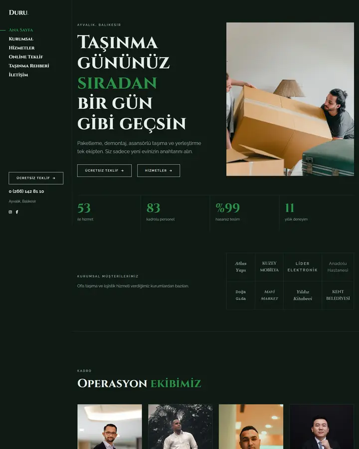 Tema 25 – Lüks & Zarif tasarım önizlemesi