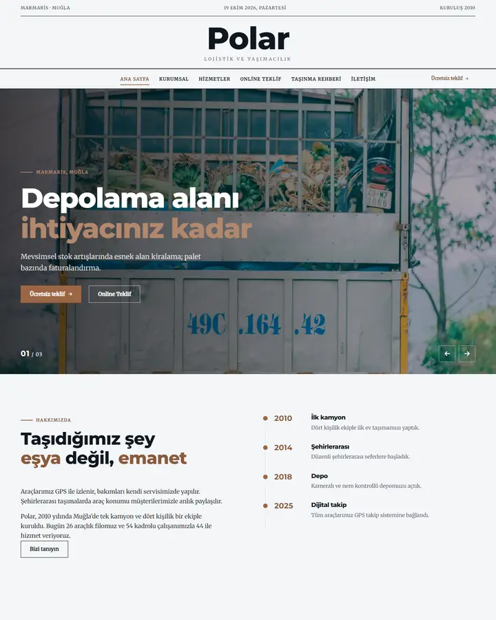 Tema 46 – Klasik Kurumsal tasarım önizlemesi